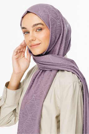 شال بنفش زنانه پنبه پلی استر Mooncorn - کد 863617734