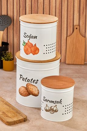 سینی سفید فلزی kitchen trend - کد 795853583