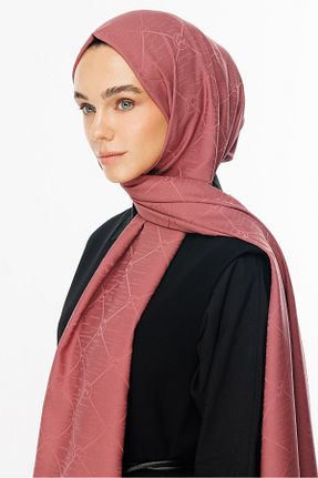 شال صورتی زنانه پنبه پلی استر Mooncorn - کد 863629573