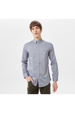 پیراهن سرمه ای مردانه اسلیم فیت Lacoste - کد 682781536