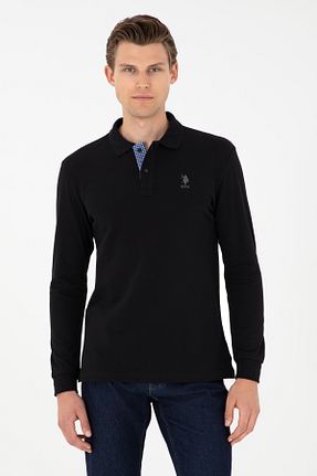 سوئیشرت مشکی مردانه ساده U.S. Polo Assn. - کد 863550071