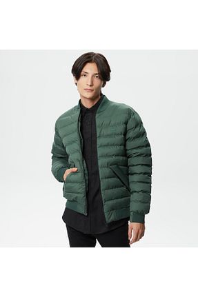 کاپشن خاکی مردانه رگولار Lacoste - کد 777679377