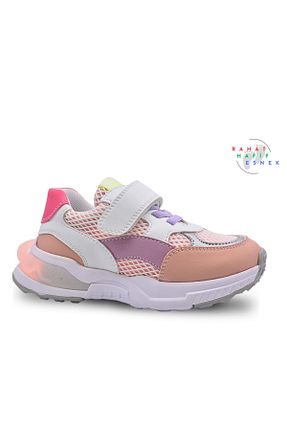 کفش اسنیکر صورتی بچه گانه چسبی kids A more - کد 813595915