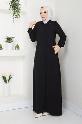 کلاه و ابایا مشکی زنانه پنبه پلی استر Günay Karaca - کد 863651871