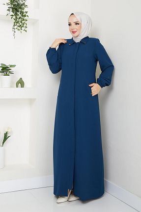 کلاه و ابایا سرمه ای زنانه پنبه پلی استر Günay Karaca - کد 863659929