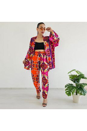 کیمونو و کافتان صورتی زنانه لیکرا Altı Üstü Butik - کد 863660275