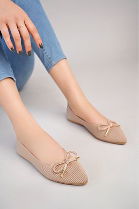 بابت بژ زنانه پارچه ای Neva