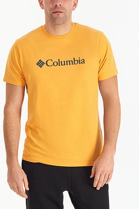 تیشرت اسپرت زرد مردانه رگولار Columbia - کد 392630301