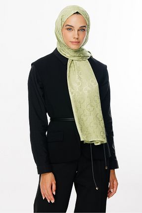 شال سبز زنانه پنبه پلی استر Mooncorn - کد 863589695