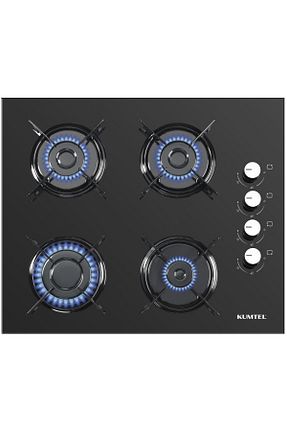 ست هود و اجاق گاز مشکی گارانتی نمایندگی رسمی KUMTEL - کد 95626823