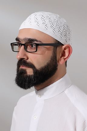 کلاه پشمی سفید مردانه پلی استر ihvanonline - کد 863658523