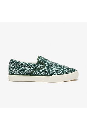 کفش اسنیکر سبز مردانه بند دار Lacoste - کد 731857776