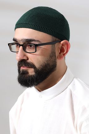 کلاه پشمی سبز مردانه پنبه ای ihvanonline - کد 863660914