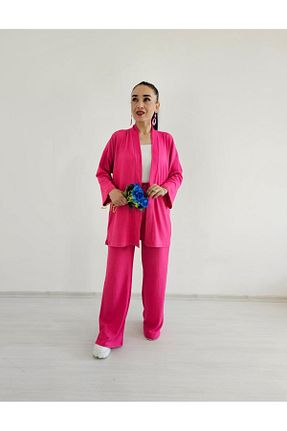 کیمونو و کافتان صورتی زنانه لیکرا Altı Üstü Butik - کد 863657078