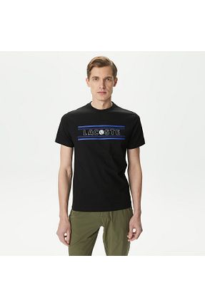 تیشرت مشکی مردانه رگولار Lacoste - کد 806186741