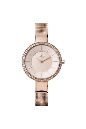 ساعت مچی زرد زنانه 31-35 میلی متر Obaku Denmark - کد 94545641