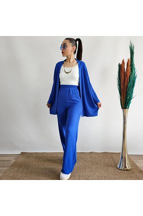 کیمونو و کافتان سرمه ای زنانه لیکرا Altı Üstü Butik - کد 863661459