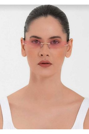 عینک آفتابی صورتی زنانه UV400 İmge - کد 857957450
