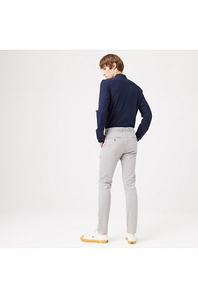 شلوار طوسی مردانه پنبه ای Lacoste - کد 366493399