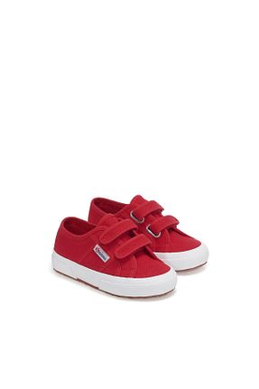 کفش اسنیکر قرمز بچه گانه بند دار Superga - کد 701514366