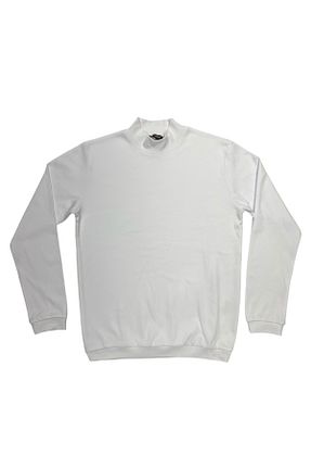 سوئیشرت سفید مردانه ساده Masimar - کد 863708870