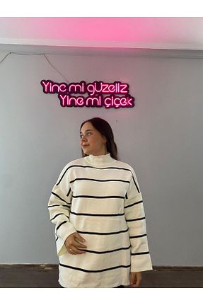 پلیور مشکی زنانه اورسایز BİGE BUTİK - کد 863685161