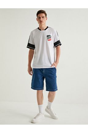 تیشرت سفید مردانه Relaxed Koton - کد 837891940