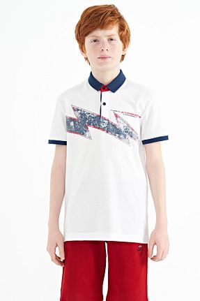 تیشرت سفید بچه گانه رگولار TOMMY LIFE - کد 710367286