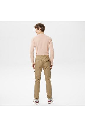 شلوار بژ مردانه پنبه ای Lacoste - کد 721928199