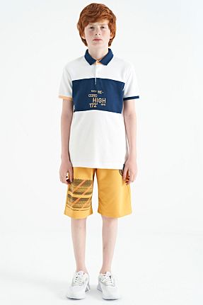 شلوارک و برمودا زرد بچه گانه Relaxed TOMMY LIFE - کد 743164864