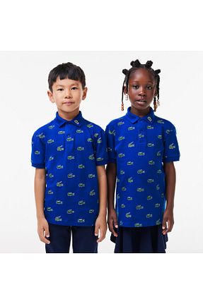 پولوشرت آبی بچه گانه %100 پنبه Lacoste - کد 814898872