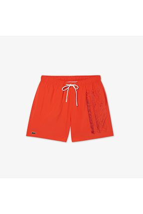 مایو نارنجی مردانه مخلوط پلی استر Lacoste - کد 722816617