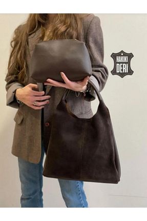 کیف دستی قهوه ای زنانه سایز متوسط Afra - کد 862751115