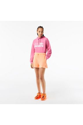 شلوارک و برمودا نارنجی زنانه رگولار Lacoste - کد 701467564