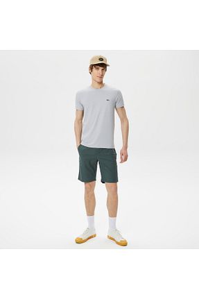 شلوارک و برمودا خاکی مردانه اسلیم فیت Lacoste - کد 721754788