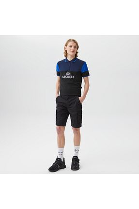 شلوارک و برمودا مشکی مردانه رگولار Lacoste - کد 682840340