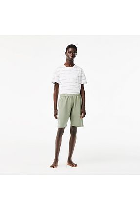شلوارک و برمودا سبز مردانه رگولار Lacoste - کد 701519121