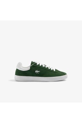 کفش اسنیکر سبز مردانه بند دار Lacoste - کد 838637817