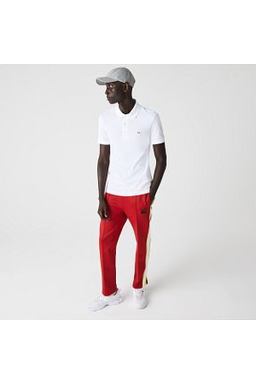 پولوشرت سفید مردانه پنبه ای Lacoste - کد 3069346