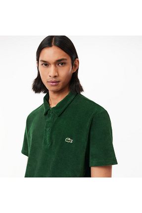 پولوشرت سبز مردانه پنبه پلی استر Lacoste - کد 826063527