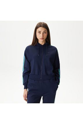 سوئیشرت سرمه ای زنانه ساده Lacoste - کد 827624607
