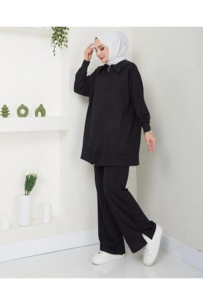 ست گرمکن حجاب مشکی زنانه رگولار YILMAZBARMAZ - کد 863846292
