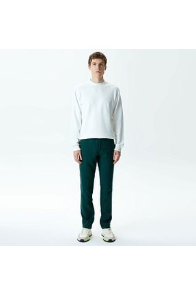 شلوار سبز مردانه کتان Lacoste - کد 834449730