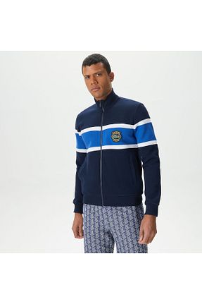 سوئیشرت سرمه ای مردانه ساده Lacoste - کد 821602927
