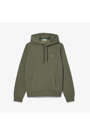 سوئیشرت خاکی مردانه ساده Lacoste - کد 820293786
