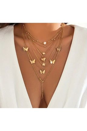 گردنبند استیل ( فولاد ) طلائی استیل (فولاد) sacchetto - کد 863843061