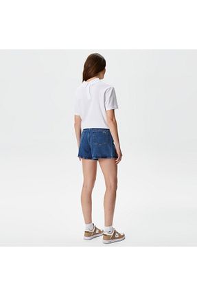 شلوارک و برمودا آبی زنانه رگولار Lacoste - کد 829692261