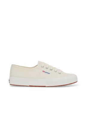 کفش اسنیکر بژ زنانه بند دار Superga - کد 798068478