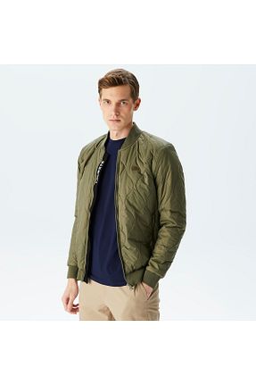 کاپشن خاکی مردانه رگولار Lacoste - کد 806186200
