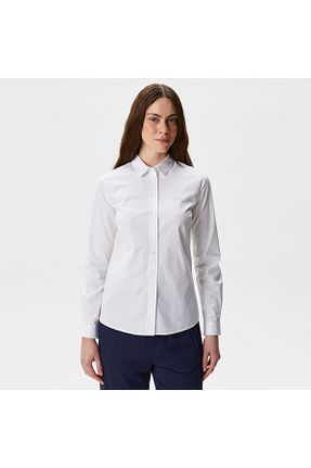 پیراهن سفید زنانه اسلیم فیت Lacoste - کد 806548141